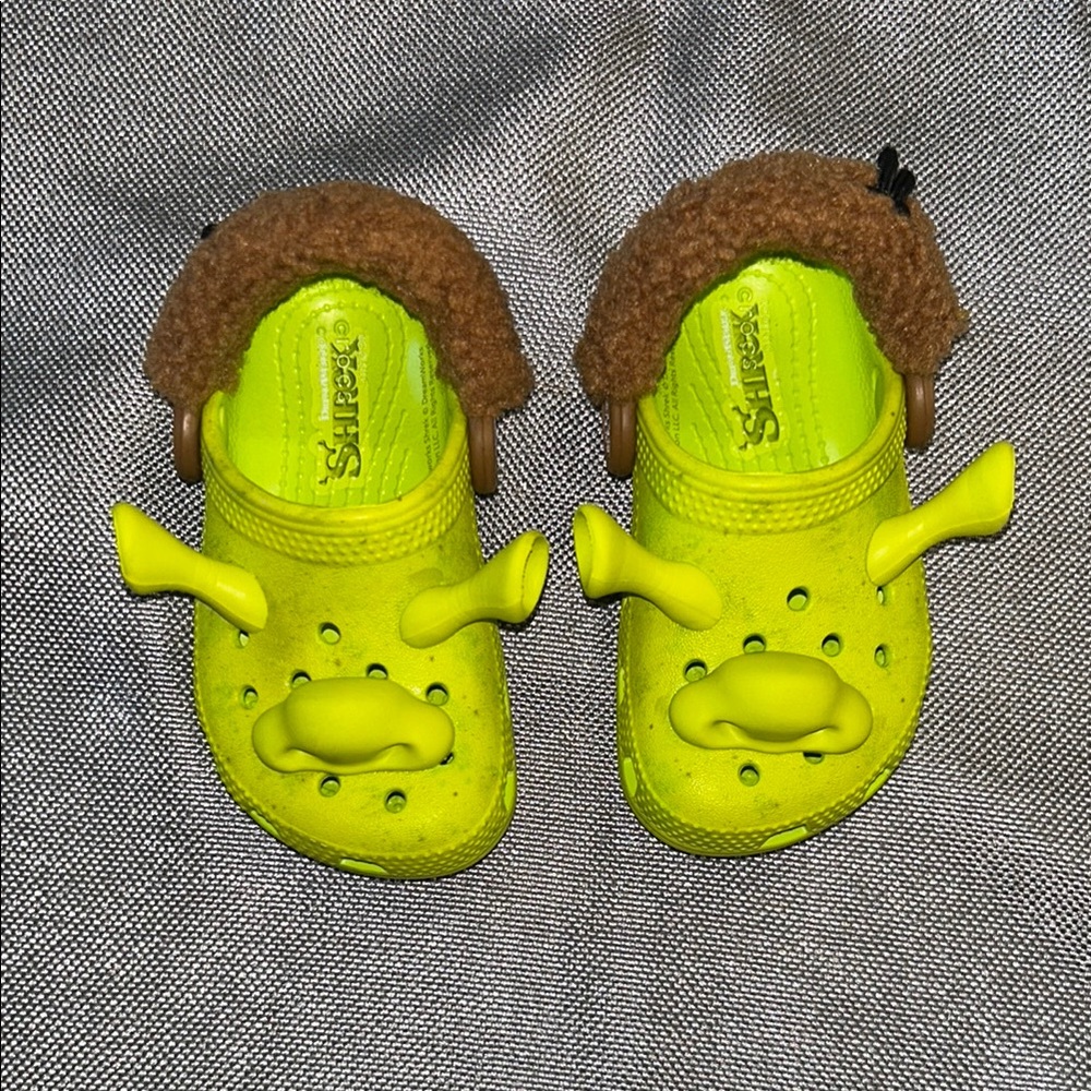 CROCS Kids Shrek Green Sandals